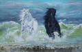 "caii in zbuciumul marii"-pictura