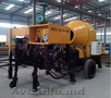 Pompă de beton AIMIX JBS40R (40 m3 / h) ICE Diesel