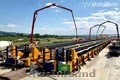 Instalație mobilă pentru producția de produse din beton armat pentru poduri și d